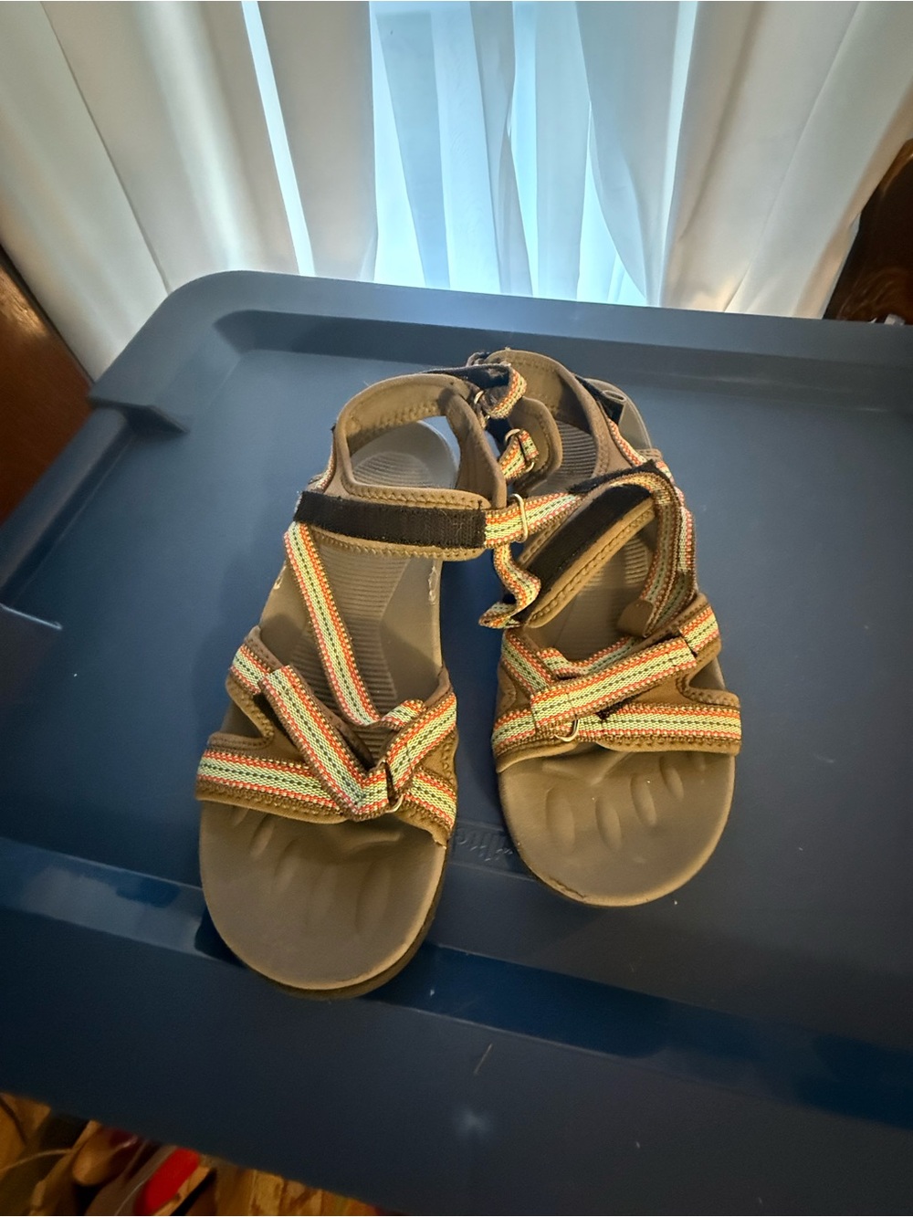 Kids Multi-Color Strappy Sandals - Breathable Summer Footwear